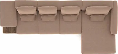 Produktbild von Luxus Beige Ecksofa L-Form Polstermöbel Wohnzimmer Designer Einrichtung