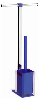 Standregal Regenbogen-Design, Blau, 58,8 cm hoch, 1 Stück