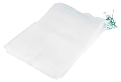 Zdjęcie produktu dla 50 sztuk woreczków ochronnych do roślin z sznurkiem, woreczki siatkowe chroniące przed szkodnikami, narzędzia ogrodnicze, 30 x 20 cm