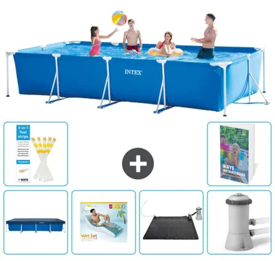 Imagen del producto de Piscina rectangular de estructura - 450x220x84 cm - 5 piezas - Modelo S45