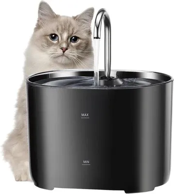 Produktbild von Kühlschrank Wasserfilter - 2,2L Stille Wasserdispenser - Automatische Filter - Schwarz