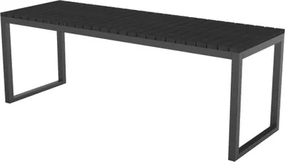 Produktbild von Iris Gartenbank, 120 cm schwarz/schwarz.