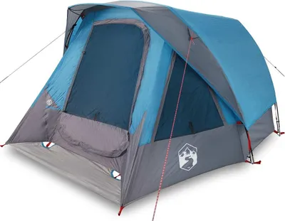 Immagine prodotto di vidaXL Tenda familiare per 6 persone Blu Impermeabile