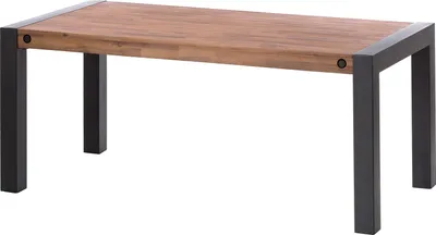 Produktbild von home24 Esstisch mit Ausziehfunktion - Akazie Massiv / Metall