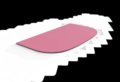 Produktbild von Segula 70933 - Rechteck - Pink - Gummi - Einfarbig - 247 mm - 19,8 cm