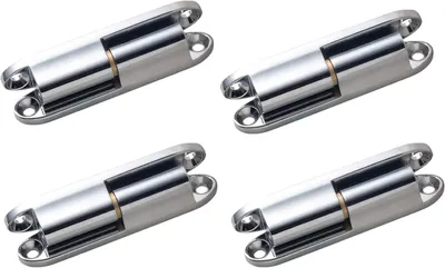 Produktbild von Türscharniere aus galvanisiertem Stahl, 4 Stück, rostbeständig, für Innen- und Außentüren