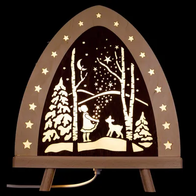 Immagine prodotto di Lampada da terra ad arco a candela Sterntaler con illuminazione a LED LxHxP 30x32x6cm NUOVO