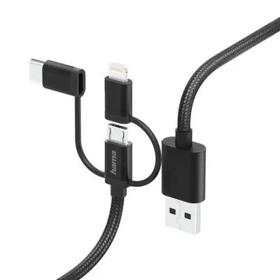 Immagine prodotto di Hama 00183304 Cavo USB 1,5 m USB 2.0 USB A Micro-USB B Nero