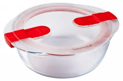 Obrázok produktu pre Okrúhla miska s vekom, 20 cm - Pyrex | Cook & Heat