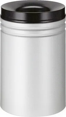 Produktbild von Feuerlöschender Papierkorb 80 Liter Grau/Schwarz