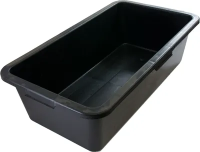 Produktbild von Mörtelwanne 40 Liter, 100 % recyceltes PE/PP, verstärkter Rand, ergonomische Griffe, witterungsbeständig