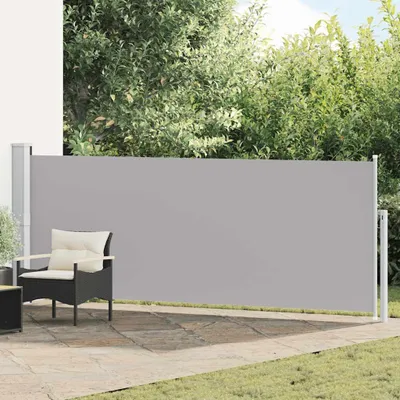Image de Store latéral extensible 140×500 cm Gris