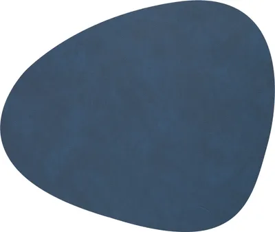 Produktbild von LIND DNA NUPO Tischset Curve L midnight blue 37 x 44 cm