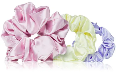 Zdjęcie produktu dla Satynowe gumki do włosów Daisy Dreams, zestaw 3 sztuk