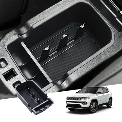 Image de Boîte de rangement pour Jeep Compass 2017-2020 avec compartiments