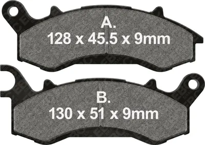 Produktbild von EBC FA731TT Bremsbeläge für Lexmoto