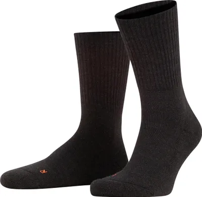 Image de FALKE Chaussettes de sport unies - Walkie Light, chaussettes de trekking et de randonnée, coloris unis anthracite 39-41