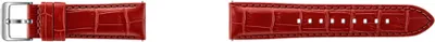 Produktbild von Samsung ET-YSA76, Band, Smartwatch, Rot, Samsung, Samsung Gear S3, Leder