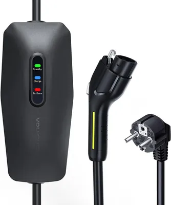 Immagine prodotto di Cavo di ricarica Tipo 2 - Cavo per auto elettrica - Caricabatterie per veicoli elettrici - Cavo di ricarica - Cavo Schuko - Lunghezza: 10 metri