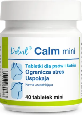 Produktbild von Dolvit Calm Mini GEGEN STRESS, KATZEN UND HUNDE 40 Minitabletten
