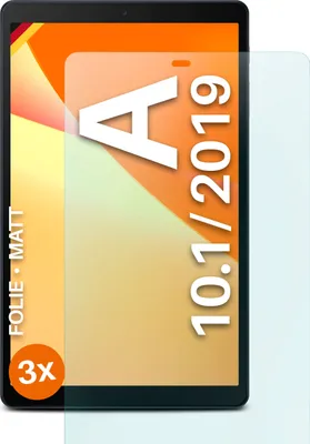 Produktbild von moex® 3x Schutzfolie kompatibel mit Samsung Tab A 10.1 (2019) - Displayschutzfolie Anti Reflex Folie, Matt