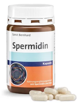 Produktbild von Spermidin Spermidin und Zink 60 Kapseln Kräuterhaus Sanct Bernhard KG