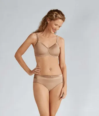 Produktbild von Amoena Prothese Bh Voorgevormd Zonder Beugel Lara Satin SB NUDE - größe 75 / E