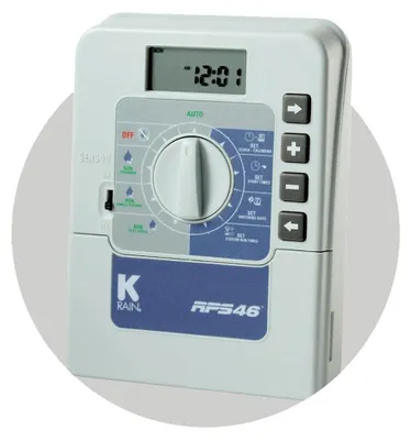 Bewässerungsprogramm RPS46, 4 Zonen, automatischer Timer, Innenbereich