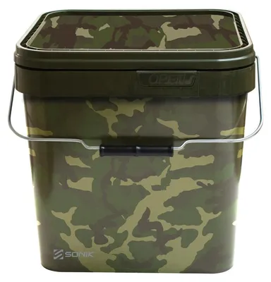 Produktbild von Sonik Camo Square Bucket 10L - Futtereimer