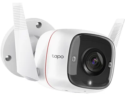 Produktbild von TP-Link Tapo Outdoor WLAN-Sicherheitskamera, IP-Sicherheitskamera, Draußen, Verkabelt & Kabellos, CE, NCC, Wand, Weiß