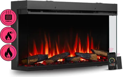 Produktbild von Elektrokamin BALDERIA Athena 36 - Einbaukamin - Schwarz