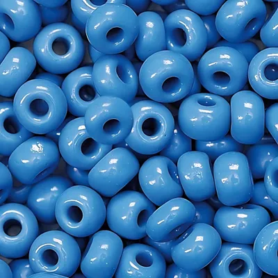 Produktbild von KNORR PRANDELL 216102352 Böhmische Rocailles Ø 5 mm Glas jeansblau