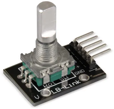 Produktbild von Drehschalter mit kodierter Positionsausgabe, 18x31x30 mm, 5V Betriebsspannung