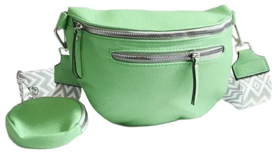 Produktbild von irisaa Umhängetasche Damen Crossbody Bag, 3 in 1 Schultertasche, Bauchtasche mit