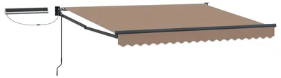 Image de Auvent électrique rétractable vidaXL, couleur taupe