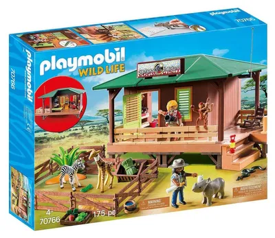 Produktbild von PLAYMOBIL Wild Life 70766 Rangerstation mit Tieraufzucht, Ab 4 Jahren