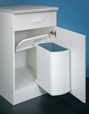 Immagine prodotto di Hailo Uno 3418. cestino per rifiuti, bianco.  - Cestino per rifiuti