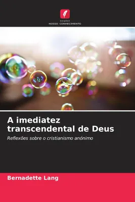 Produktbild von A imediatez transcendental de Deus