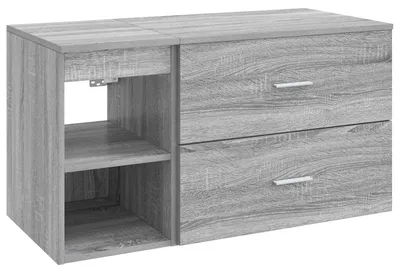 Zdjęcie produktu dla Zestaw mebli łazienkowych 2 pcs Szary Sonoma
