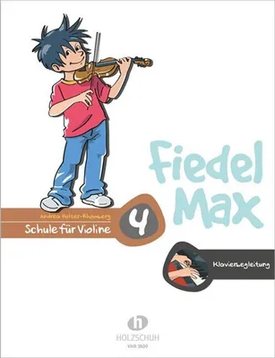 Produktbild von Fiedel-Max für Violine - Schule, Klavierbegleitung. Bd.4