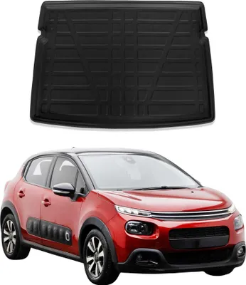 Image de Bac de coffre pour Citroën C3 2016-2024 5 portes bord haut caoutchouc