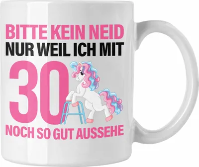 Produktbild von Trendation - 18. Geburtstag Tasse Geschenk Mädchen Geschenkidee Lustig Spruch 18 Geschenke Geschenkideen zum 18 Bday 18er Tochter (Weiß)