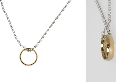 Image de Collier porteur d'anneau gravé - accessoire de cinéma