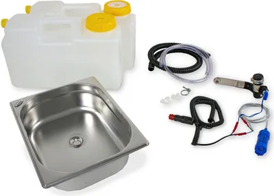 Immagine prodotto di 12V lavandino da campeggio set tecnologico kit lavabo lavandino camper T3 T4 T5