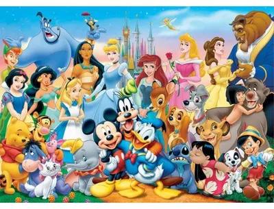 Image de Puzzle en bois merveilleux monde de disney 100 pieces - educa - 12002