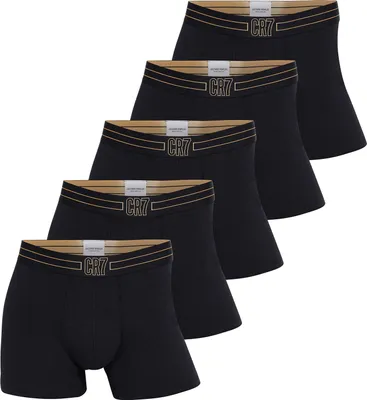Produktbild von CR7 Cristiano Ronaldo Herren Retro Boxer Basic Organic - Black - Größe XXL
