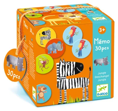 Immagine prodotto di Gioco di memoria Animali della giungla, Djeco