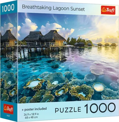 Immagine prodotto di TREFL Puzzle Sunset ü over the Lagoon 1000 dlks