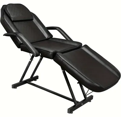 Obrázek produktu pro Kosmetické křeslo - Masážní křeslo - Křeslo pro ošetření obličeje - Ergonomický design - Bílá barva