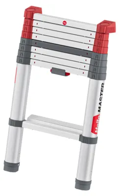 Productafbeelding van Telescoopladder, aluminium. 9 treden. Maximale totale belasting: 150 kg